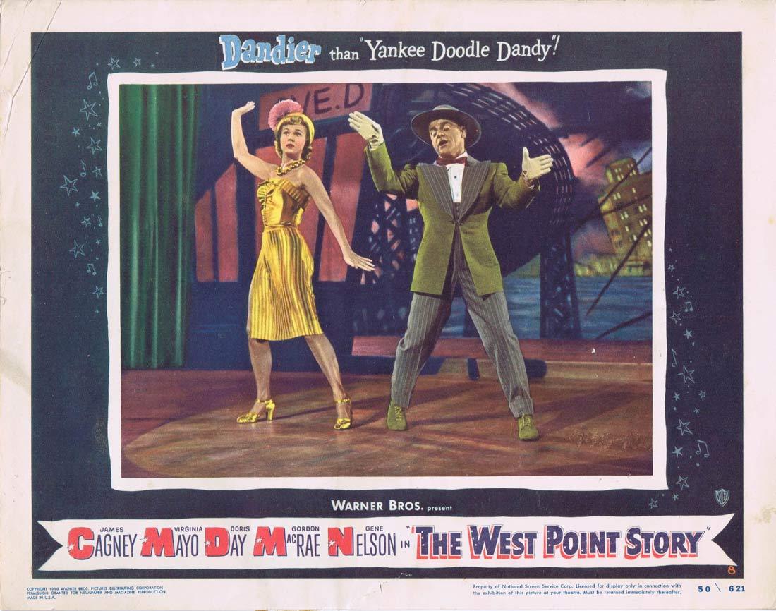 THE WEST POINT STORY Lobby Card 8 JAMES CAGNEY Virginia Mayo