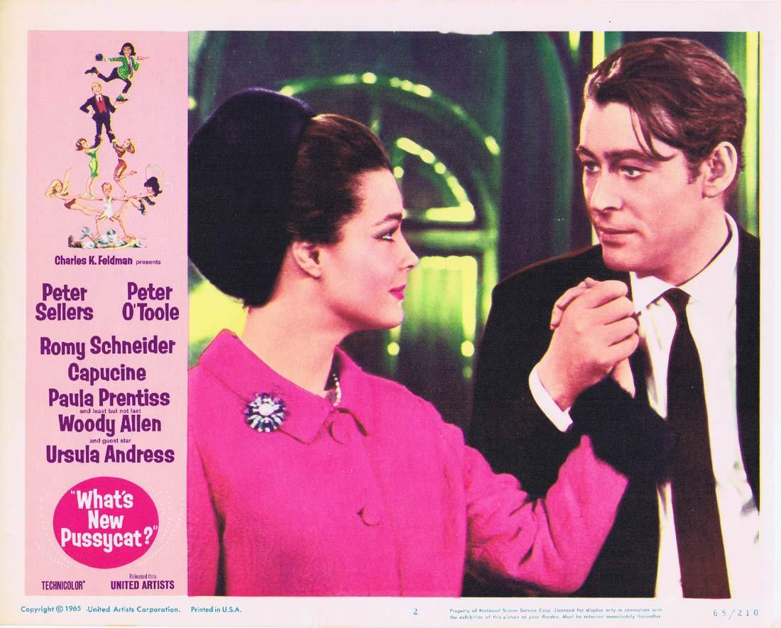 WHAT’S NEW PUSSYCAT Original Lobby Card 2 Peter Sellers Peter O’Toole