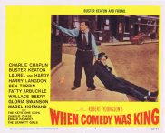 WHEN COMEDY WAS KING Lobby Card 8 Charles Chaplin Laurel and Hardy Buster Keaton