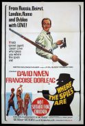 WHERE THE SPIES ARE One Sheet Movie Poster David Niven