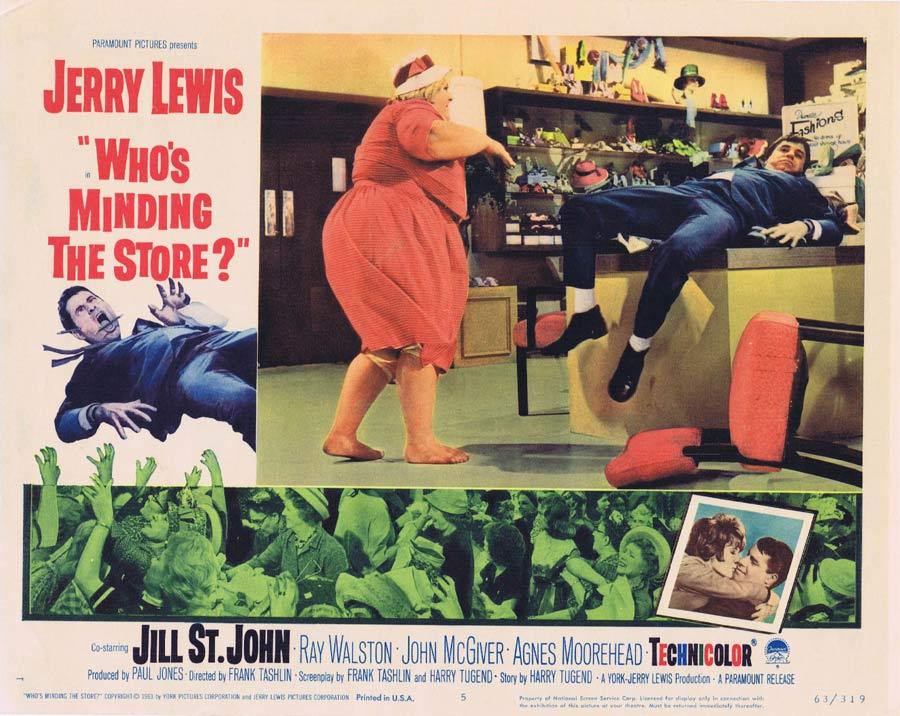 WHO’S MINDING THE STORE Lobby card 5 Jerry Lewis Nancy Kulp