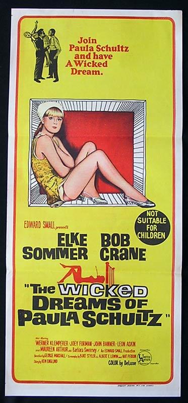 THE WICKED DREAMS OF PAULA SCHULZ Daybill Movie Poster Elke Sommer