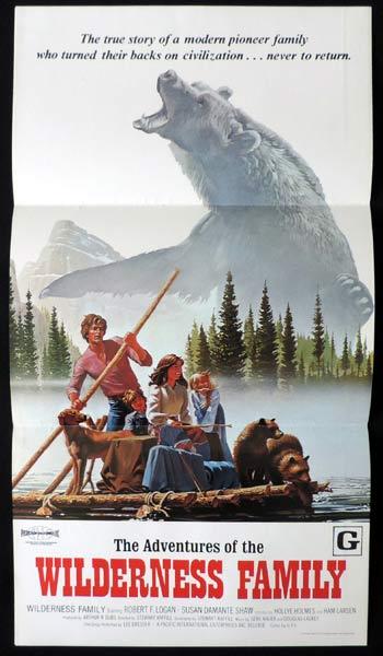 ADVENTURES OF THE WILDERNESS FAMILY Daybill Movie poster Robert Logan