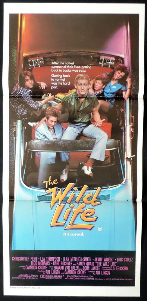 THE WILD LIFE Original daybill Movie Poster Christopher Penn Lea Thompson