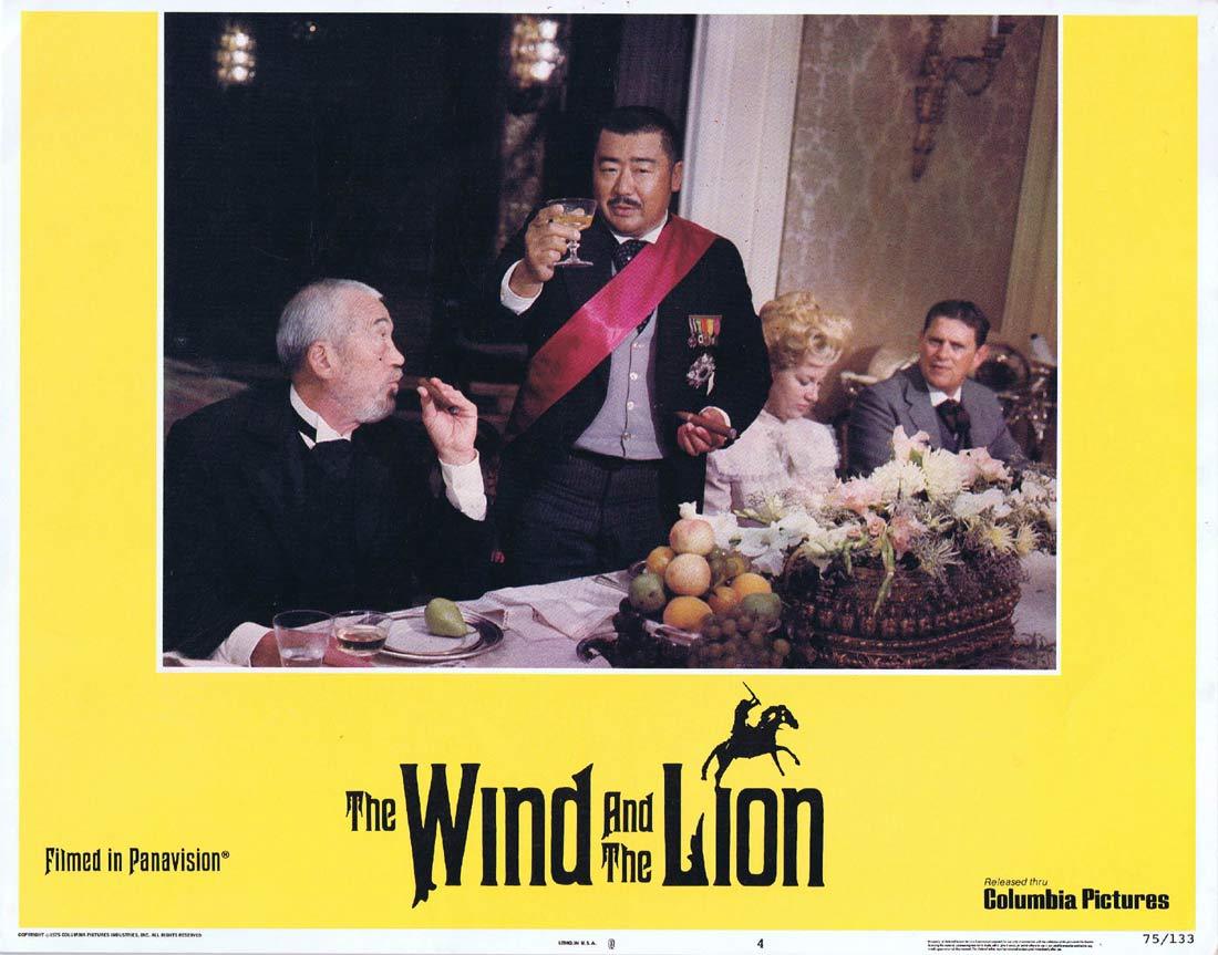 THE WIND AND THE LION Original Lobby Card 4 Sean Connery Candice Bergen