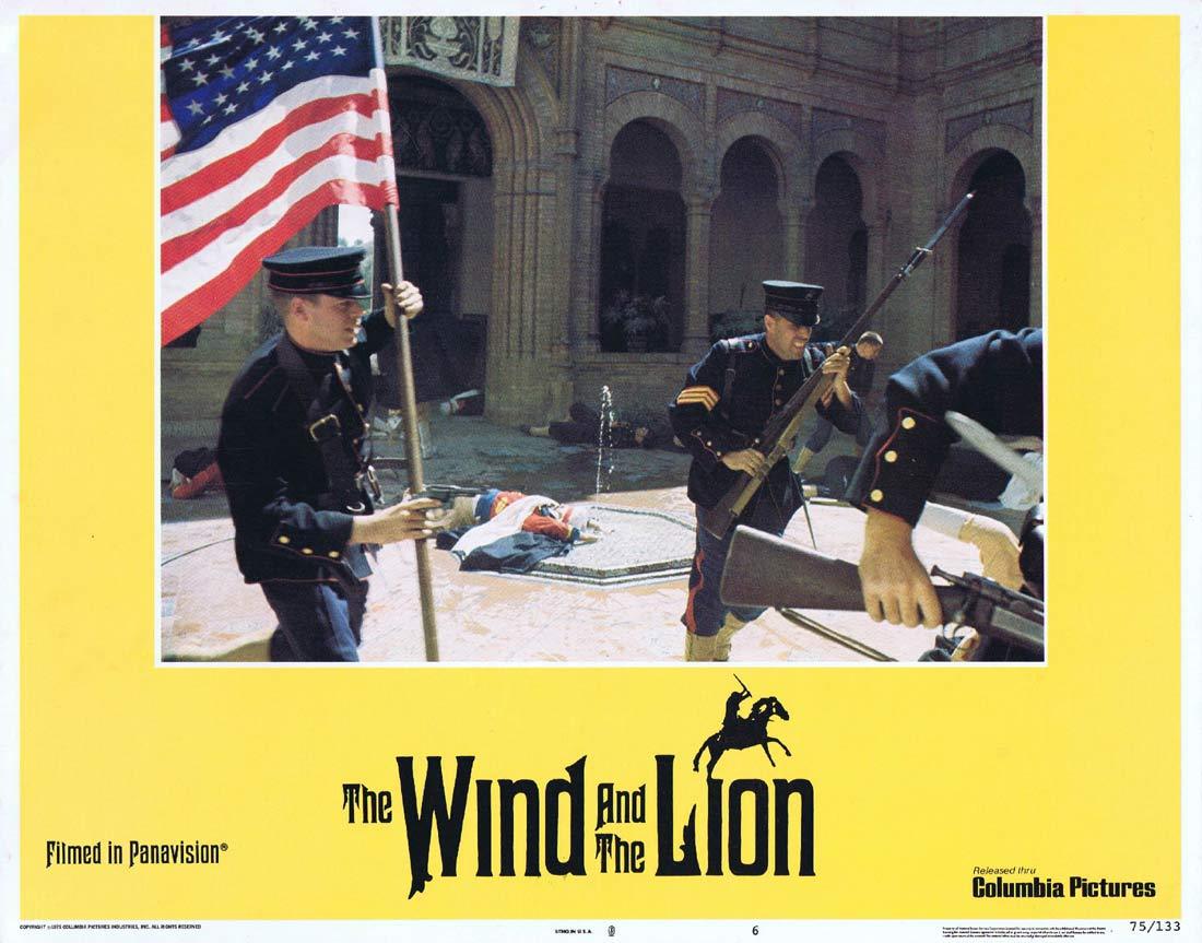THE WIND AND THE LION Original Lobby Card 6 Sean Connery Candice Bergen