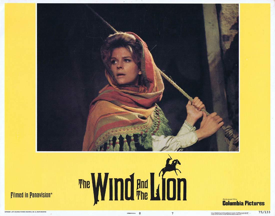 THE WIND AND THE LION Original Lobby Card 7 Sean Connery Candice Bergen