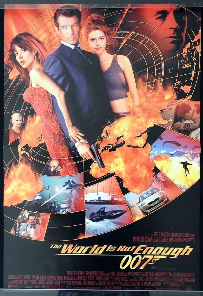 THE WORLD IS NOT ENOUGH Daybill Movie Poster DS 1999 James Bond