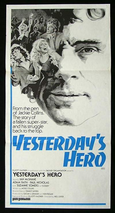 YESTERDAY’S HERO 1979 Ian McShane Rare ORGINAL Movie poster