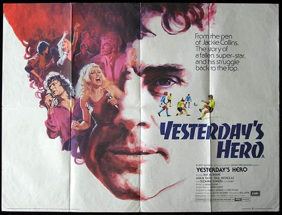 YESTERDAY’S HERO British Quad Movie Poster 1979 Ian McShane