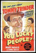 YOU LUCKY PEOPLE One Sheet Movie Poster Tommy Trinder British Comedy