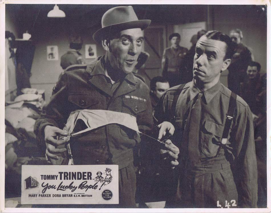 YOU LUCKY PEOPLE Lobby card 1 Tommy Trinder