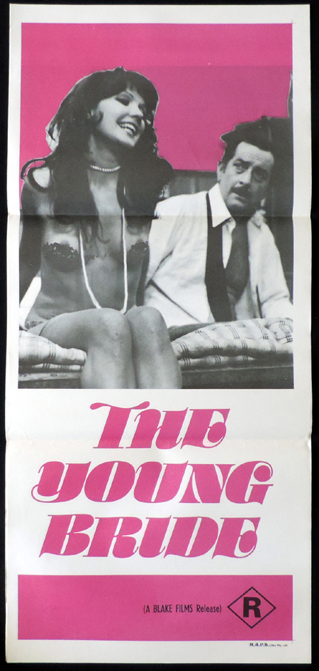THE YOUNG BRIDE Original Daybill Movie poster Sexploitation