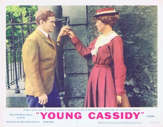 YOUNG CASSIDY Lobby Card 7 1965 Rod Taylor Julie Christie