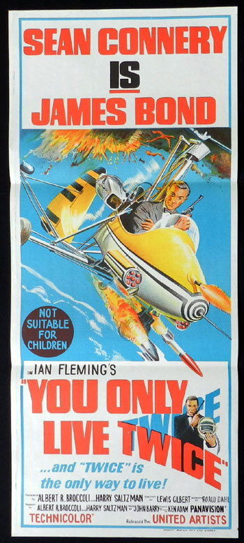 You Only Live Twice 1967 James Bond Australian Daybill Movie Poster Moviemem Original Movie Posters