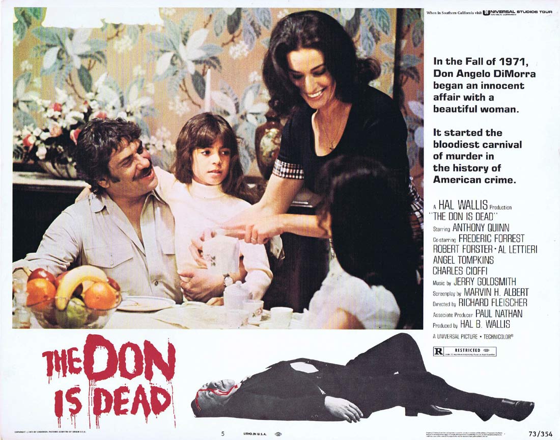 THE DON IS DEAD Original Lobby Card 5 Anthony Quinn Frederic Forrest