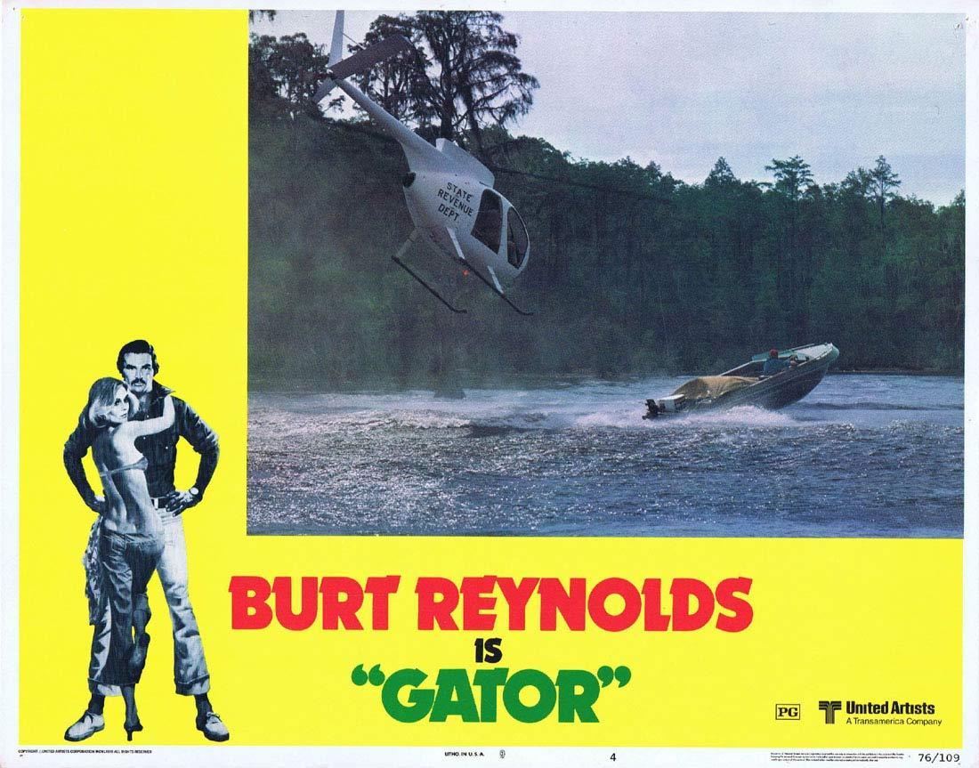 GATOR Original Lobby Card 4 Burt Reynolds Jack Weston
