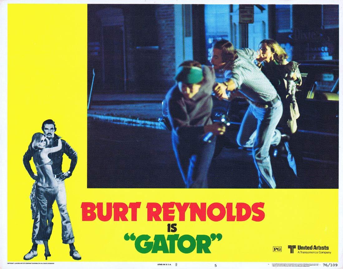 GATOR Original Lobby Card 5 Burt Reynolds Jack Weston