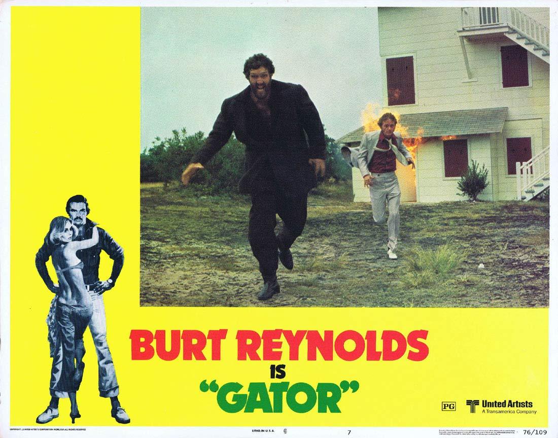 GATOR Original Lobby Card 7 Burt Reynolds Jack Weston