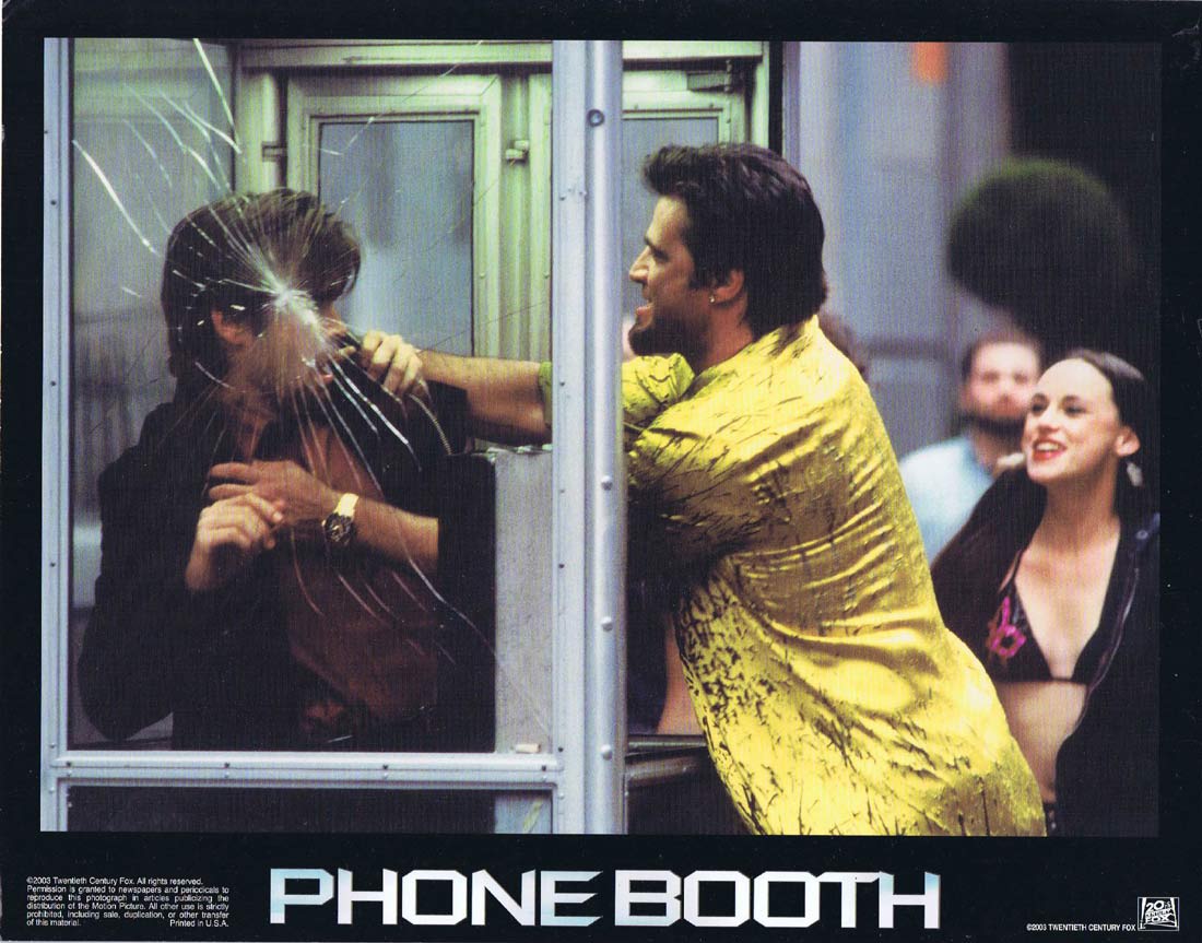 PHONE BOOTH Original Lobby Card Colin Farrell Kiefer Sutherland