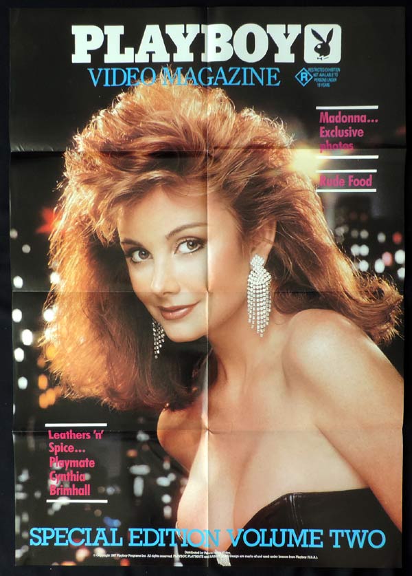 PPLAYBOY SPECIAL EDITION VOLUME 2 1987 Original VIDEO One sheet Movie Poster Cynthia Brimhall