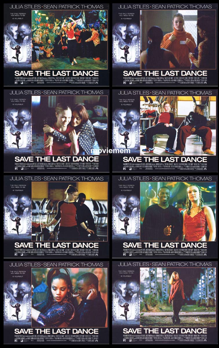 SAVE THE LAST DANCE Original Lobby Card Set  Julia Stiles Sean Patrick Thomas
