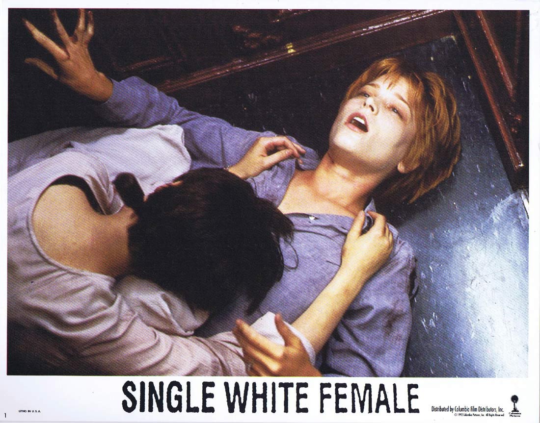 Single White Female Original Lobby Card 1 Bridget Fonda Jennifer Jason Leigh Moviemem Original