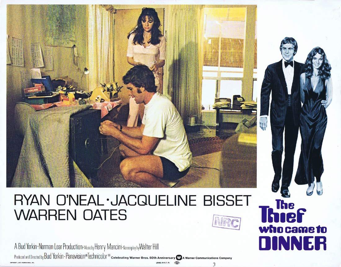 THE THIEF WHO CAME TO DINNER Original Lobby Card 3  Ryan O’Neal Jacqueline Bisset