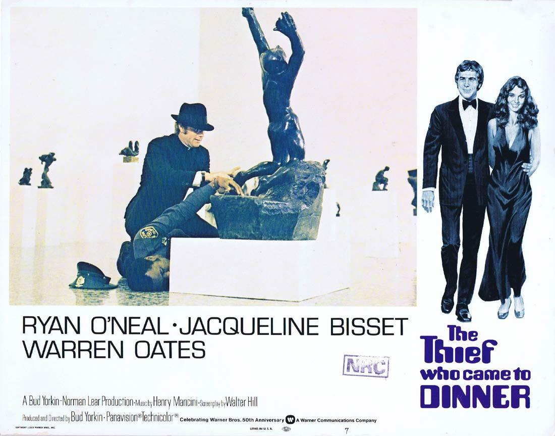 THE THIEF WHO CAME TO DINNER Original Lobby Card 7  Ryan O’Neal Jacqueline Bisset