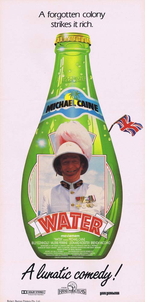 WATER Original Original Daybill Movie Poster Michael Caine Valerie Perrine