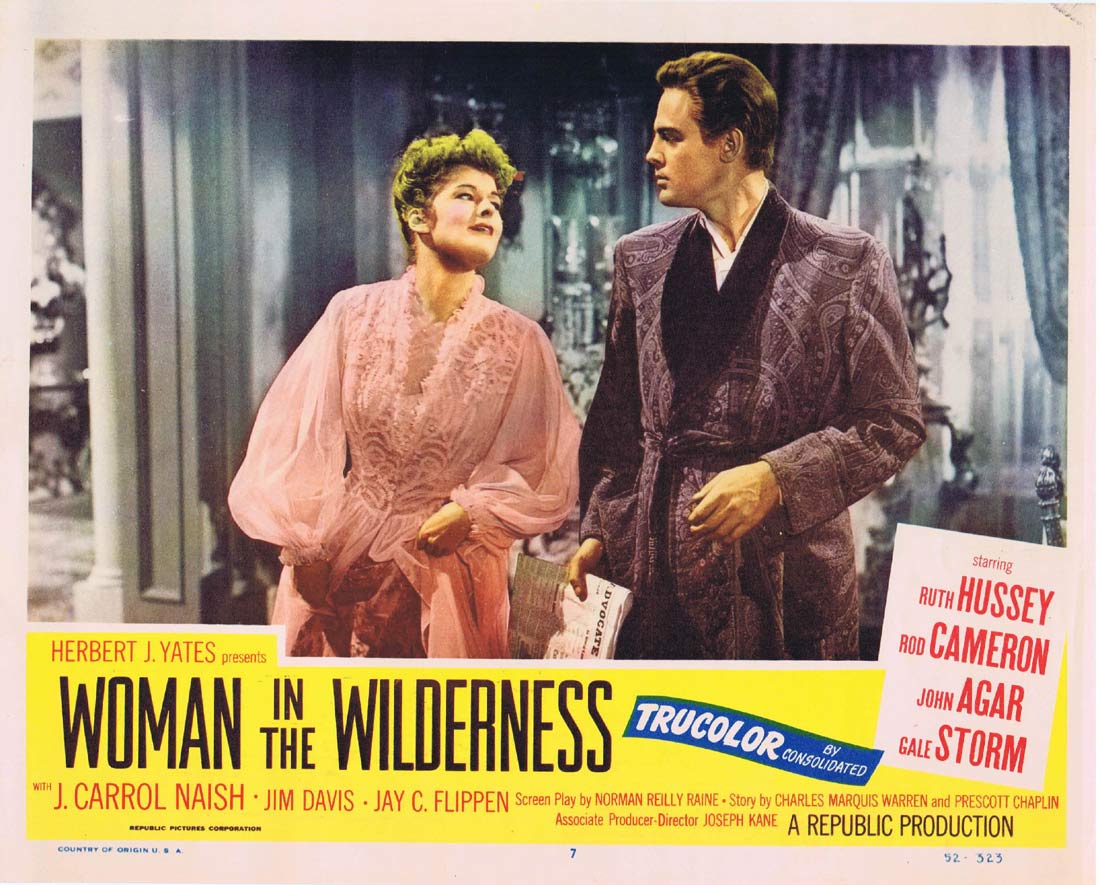 WOMAN IN THE WILDERNESS Original Lobby Card 7 Rod Cameron Ruth Hussey
