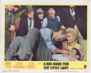 A BIG HAND FOR A LITTLE LADY Original Lobby Card 4 Gambling Henry Fonda Joanne Woodward
