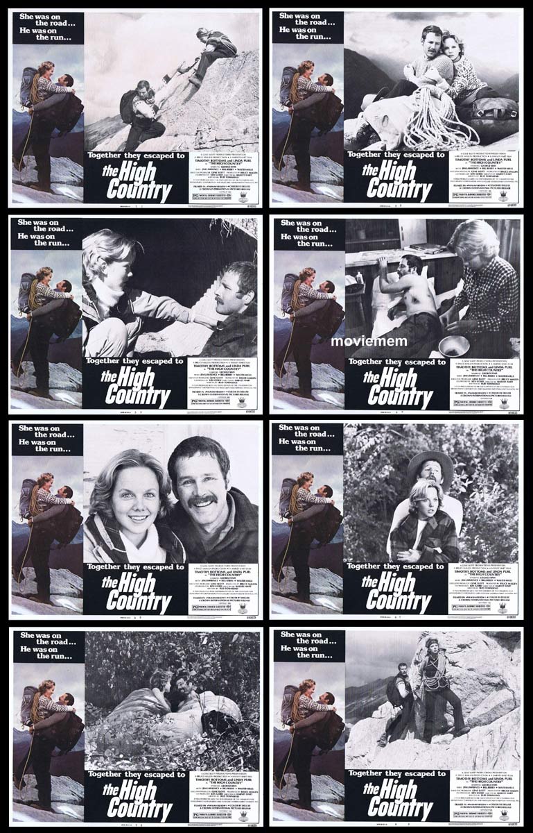 THE HIGH COUNTRY Original Lobby Card Set Timothy Bottoms Linda Purl