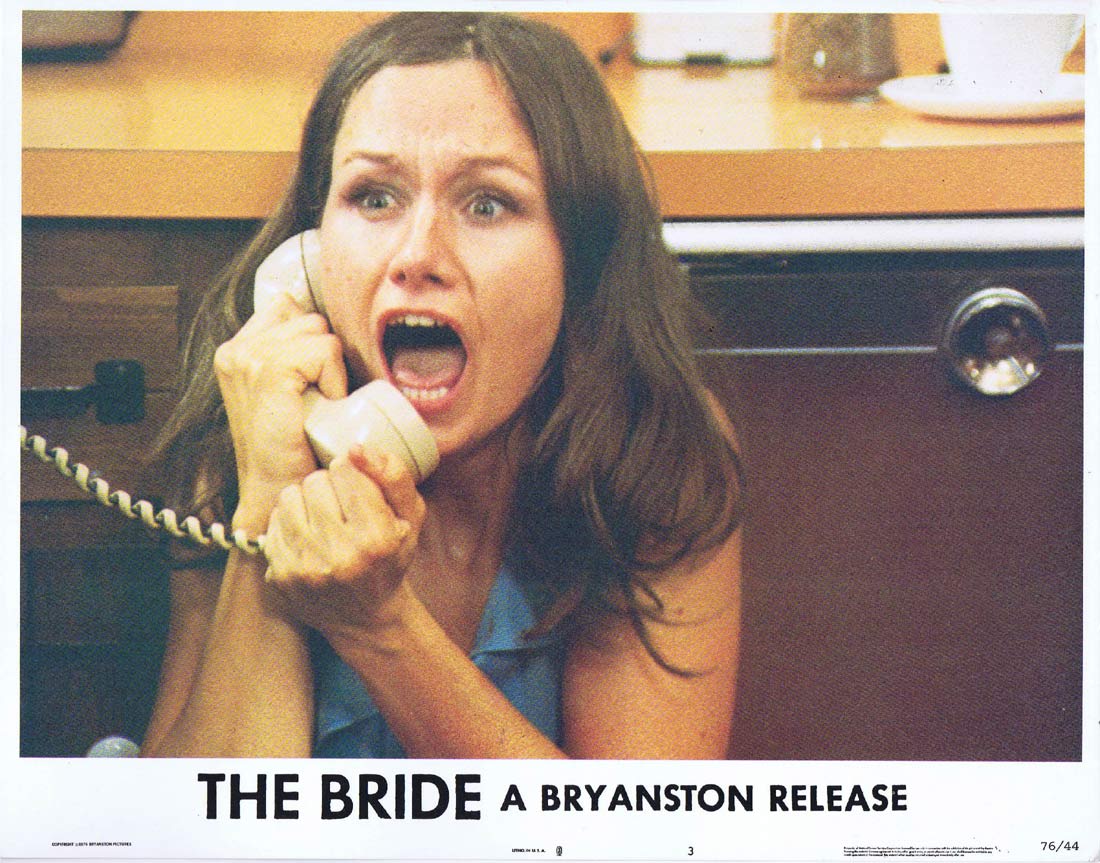 THE BRIDE Original US Lobby Card 3 House that Cried Murder Horror 1976