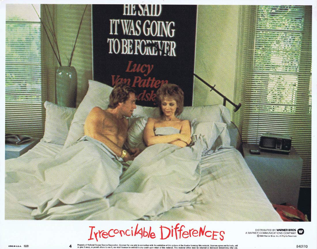 IRRECONCILABLE DIFFERENCES Original US Lobby Card 4 Ryan O’Neal Shelley Long