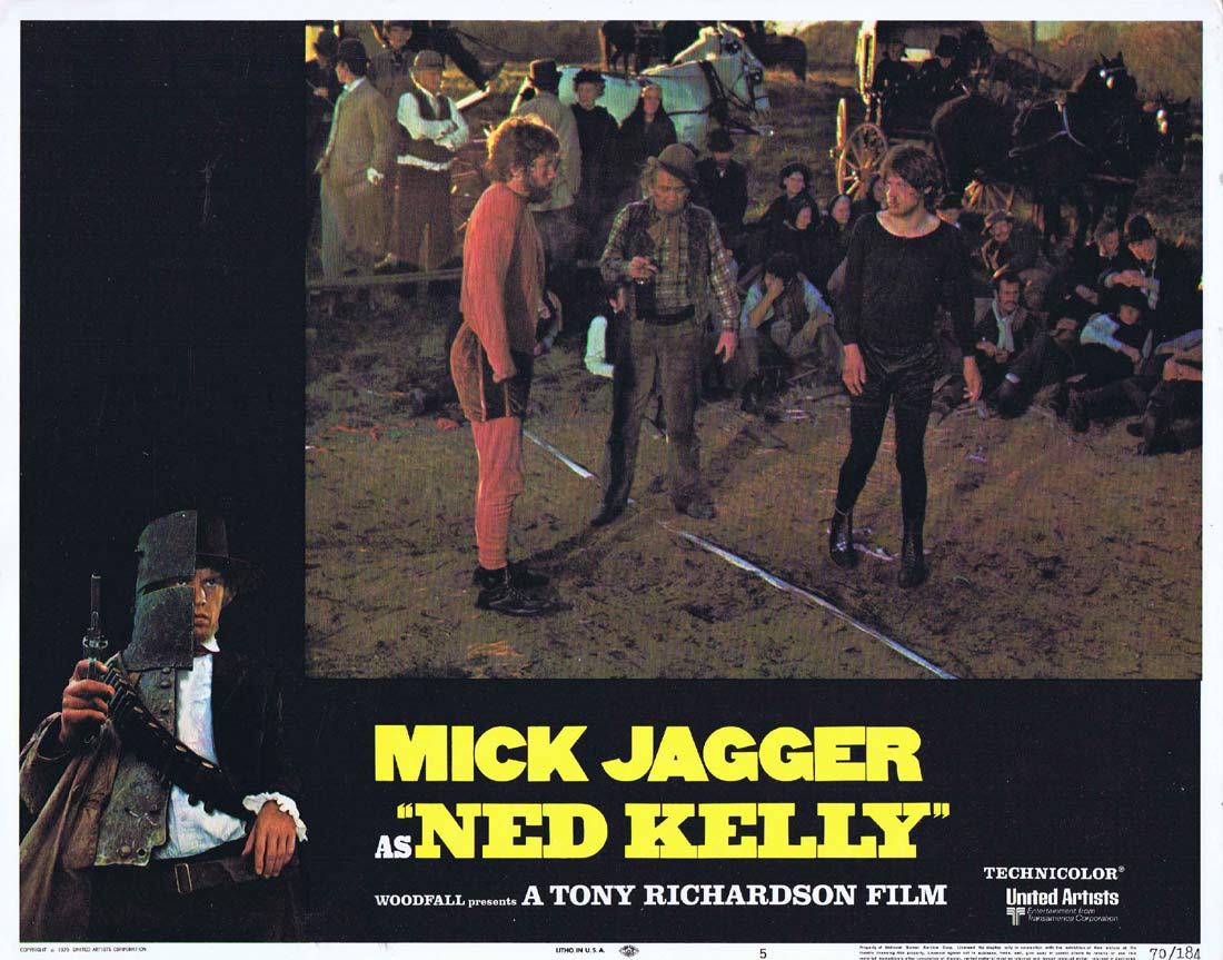 NED KELLY Original US Lobby Card 5 Mick Jagger