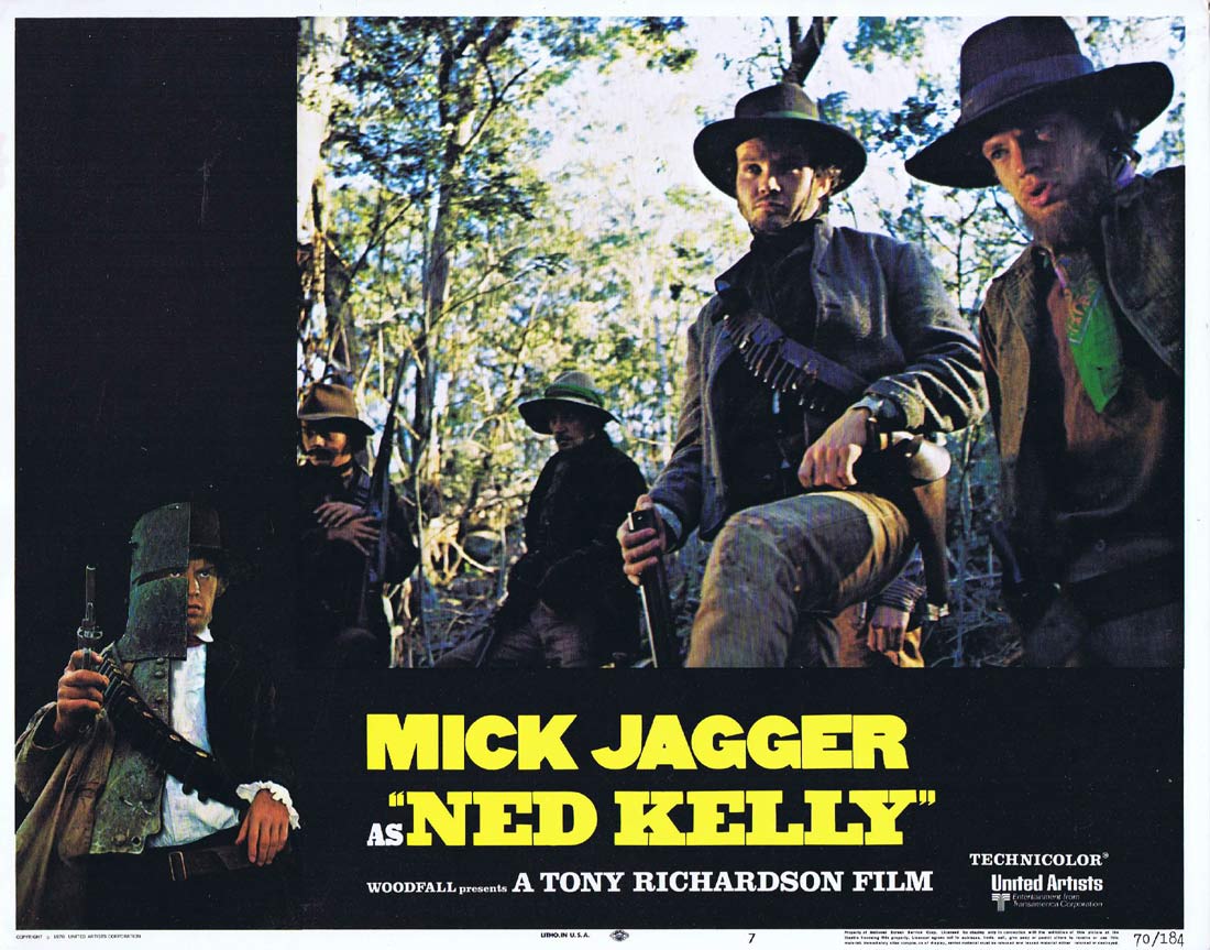 NED KELLY Original US Lobby Card 7 Mick Jagger