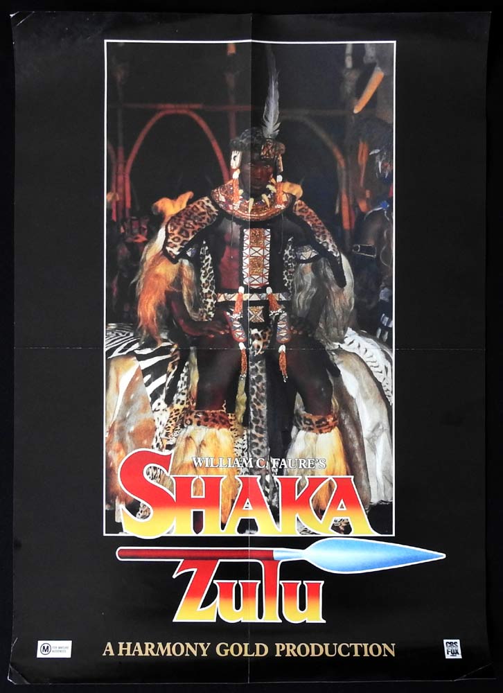 SHAKA ZULU Video Release One sheet Movie Poster The Last Great Warrior