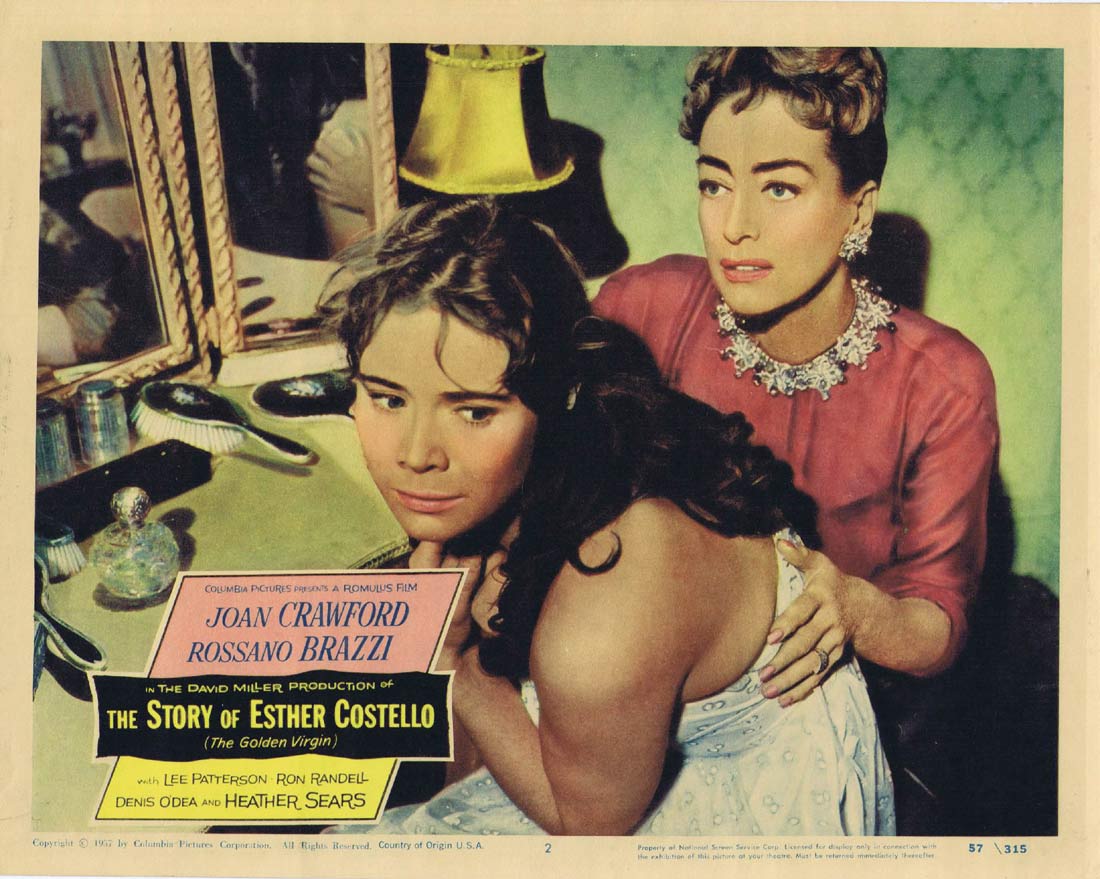 STORY OF ESTHER COSTELLO Joan Crawford Rossano Brazzi Lobby Card 2