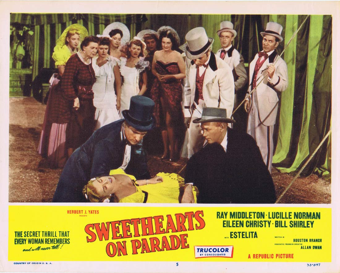 SWEETHEARTS ON PARADE Original Lobby Card 5 Ray Middleton Lucille Norman