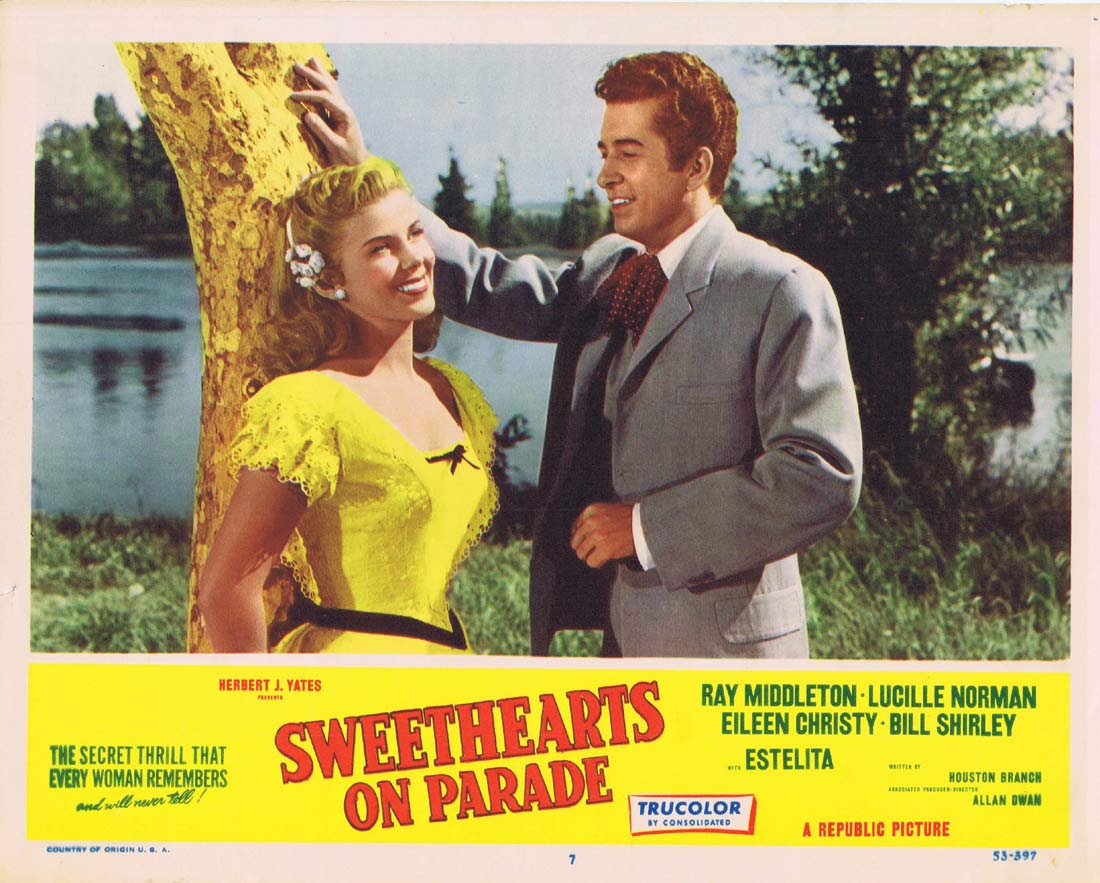 SWEETHEARTS ON PARADE Original Lobby Card 7 Ray Middleton Lucille Norman