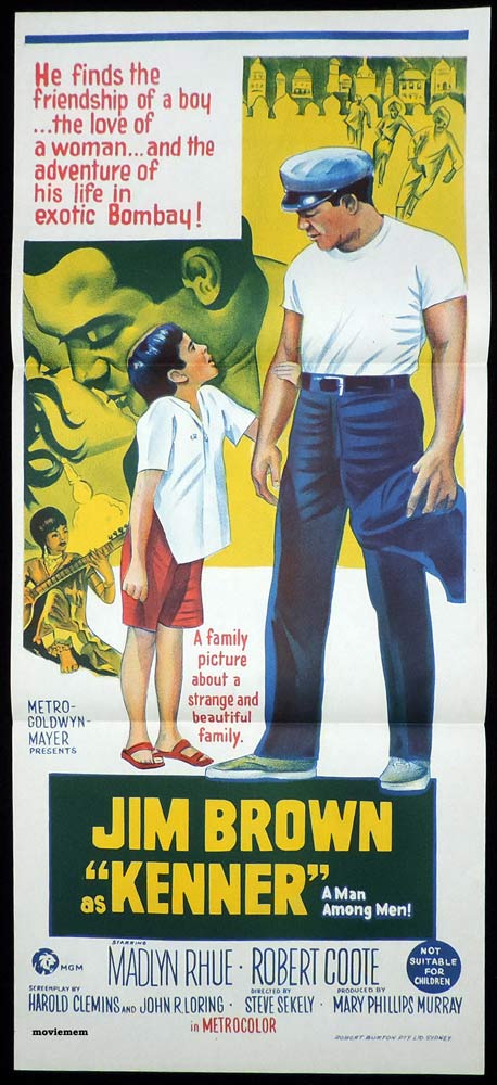 KENNER Original Daybill Movie Poster Jim Brown Madlyn Rhue