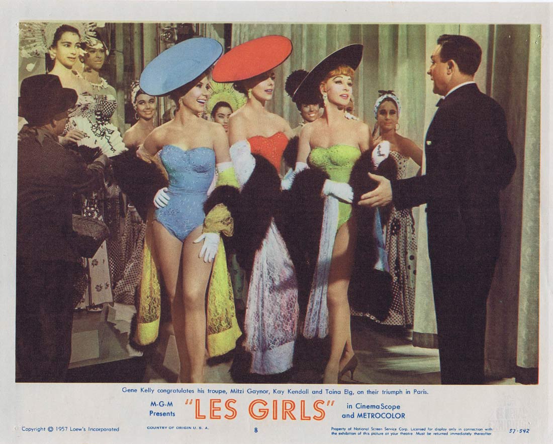 LES GIRLS Lobby Card 8 1957 Gene Kelly Mitzi Gaynor