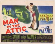MAN IN THE ATTIC Original US Title Lobby Card Jack Palance Constance Smith