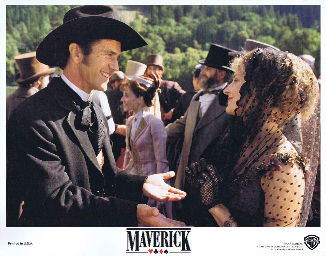 MAVERICK Lobby Card 4 Mel Gibson Jodie Foster