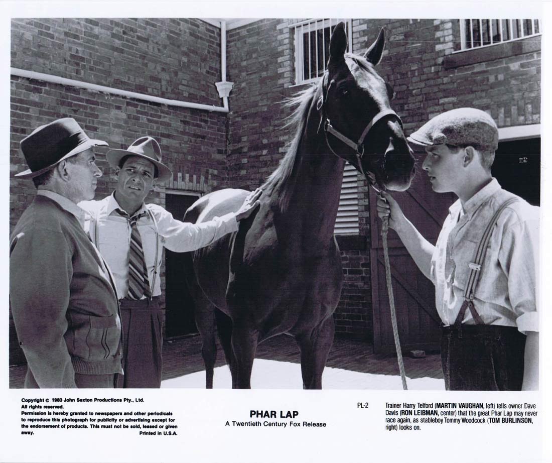 PHAR LAP Original Movie Still 25 Horse Racing Tom Burlinson