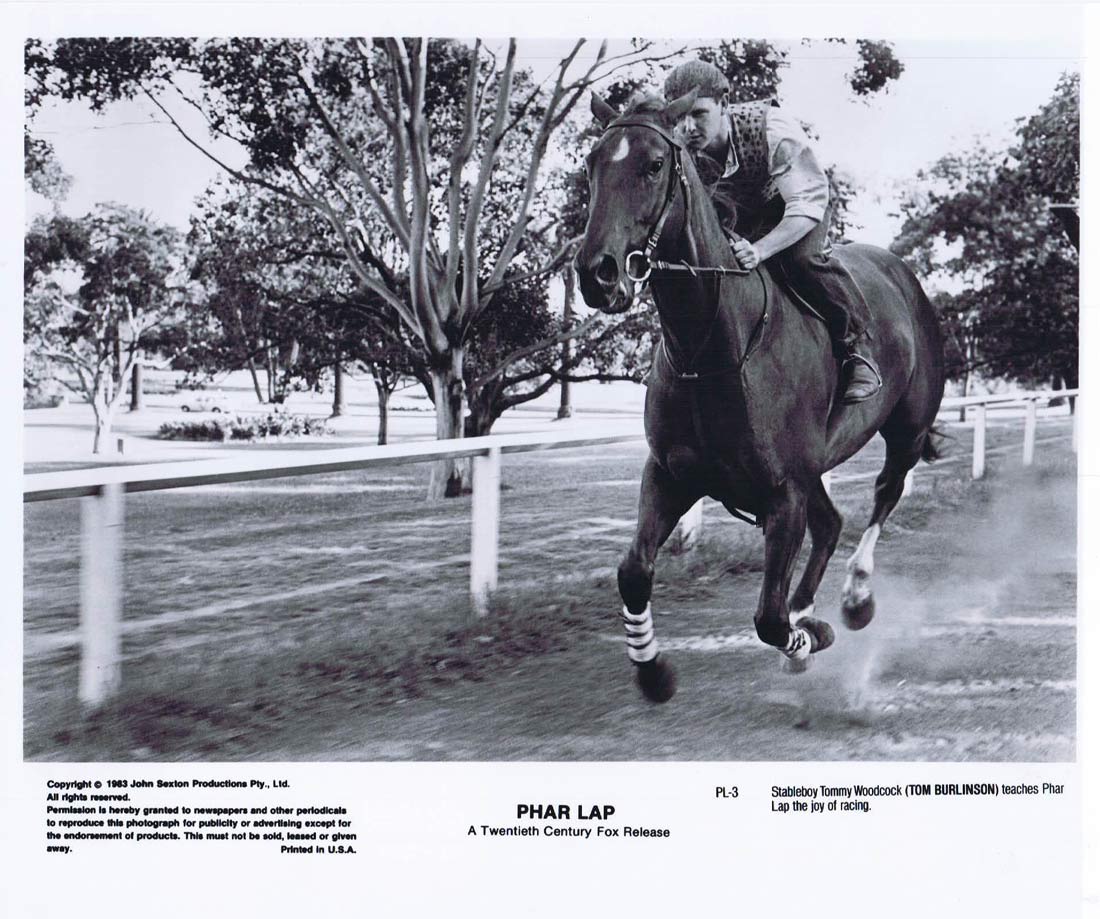 PHAR LAP Original Movie Still 26 Horse Racing Tom Burlinson