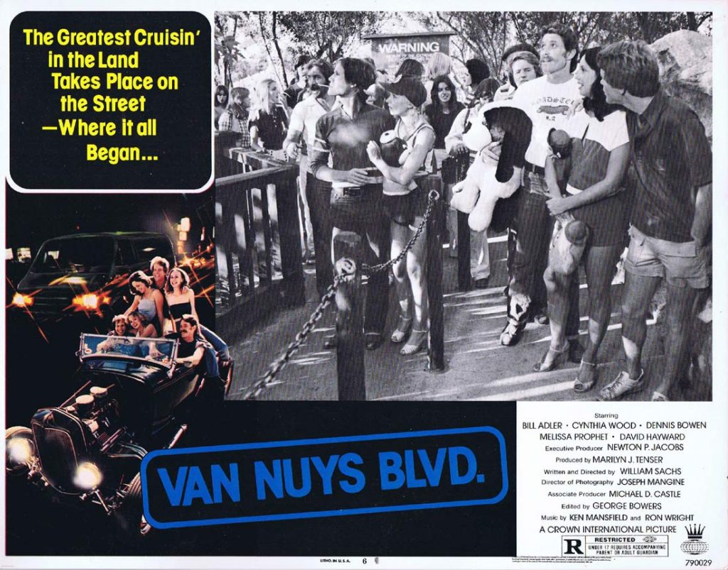 Van Nuys Blvd Original Us Lobby Card Bill Adler Cynthia Wood