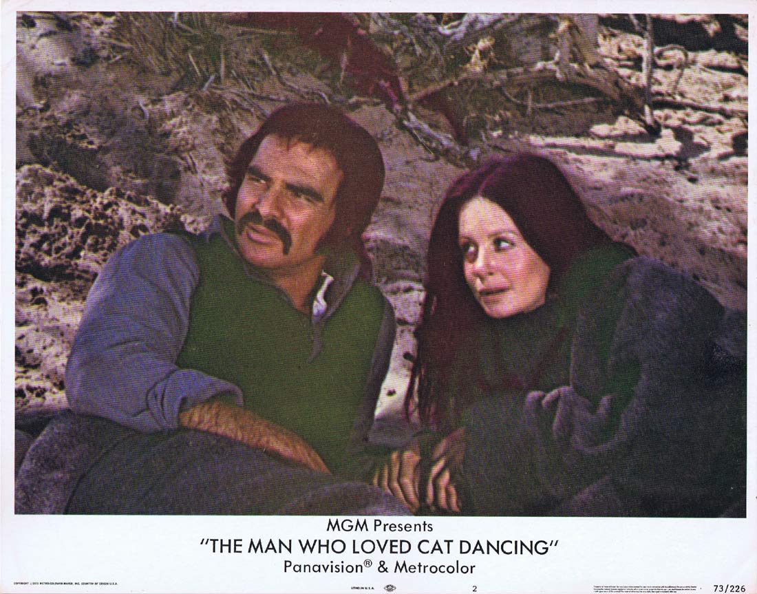 THE MAN WHO LOVED CAT DANCING Original US Lobby Card 2 Burt Reynolds Sarah Miles
