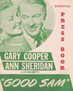 GOOD SAM Rare RKO AUSTRALIAN Movie Press Sheet Ann Sheridan Gary Cooper